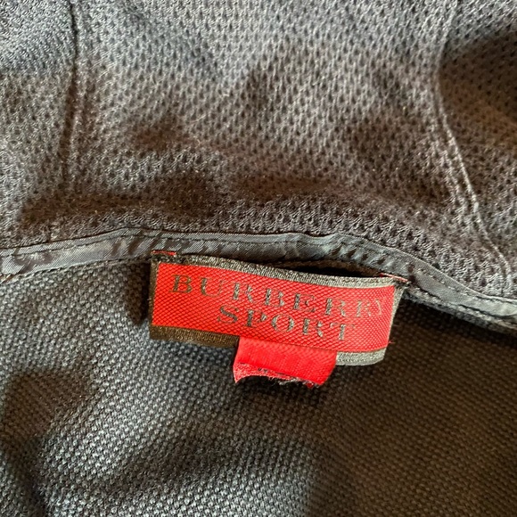 Black Burberry sport men’s zip up XXL - Picture 3 of 7